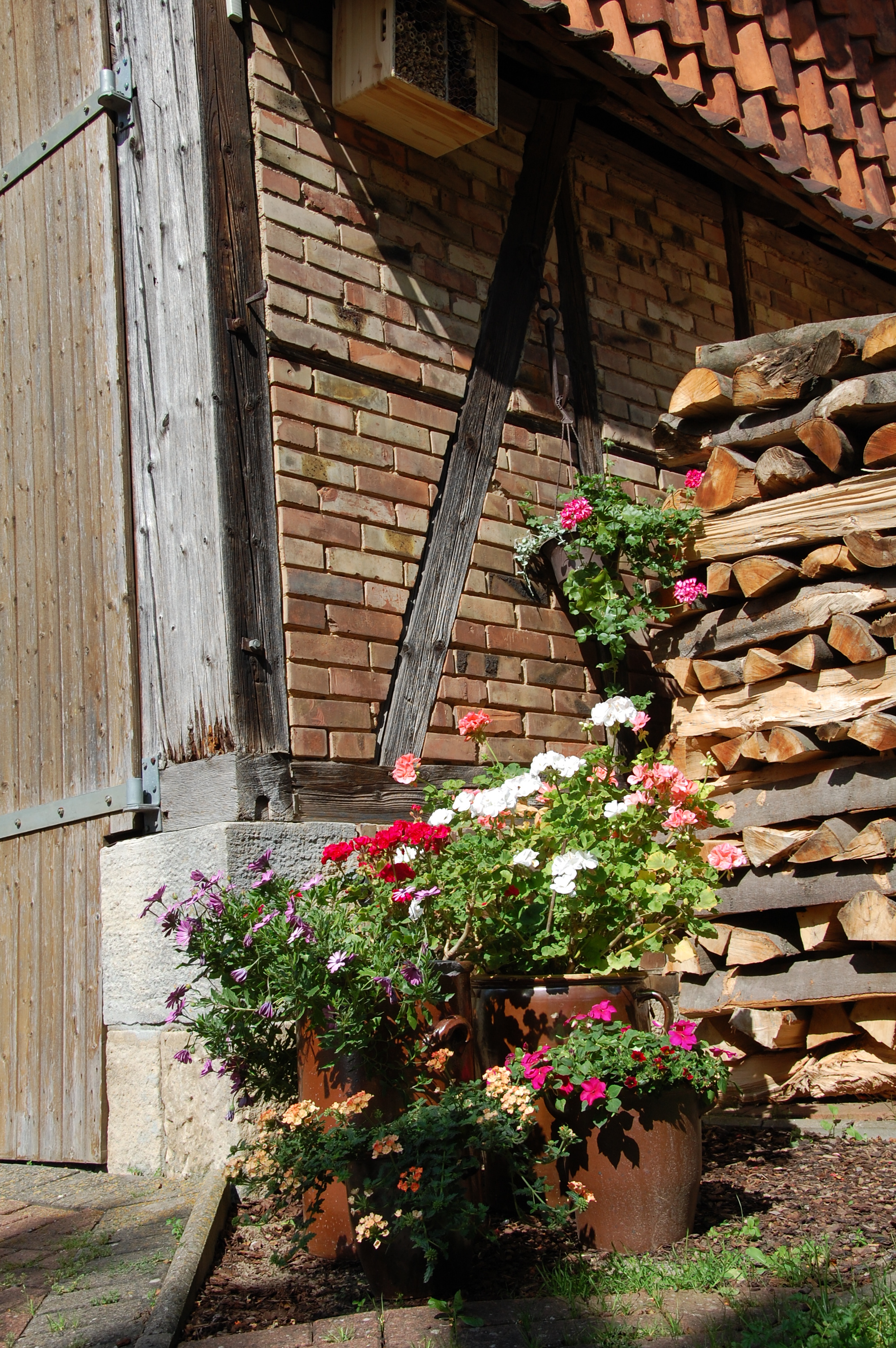 Blumen Scheune